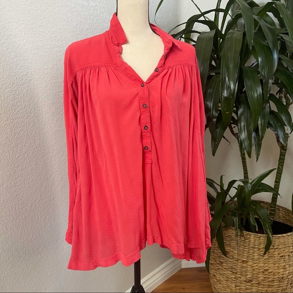 FREE PEOPLE Lovely Day Button-down Top - Picture 3 of 9